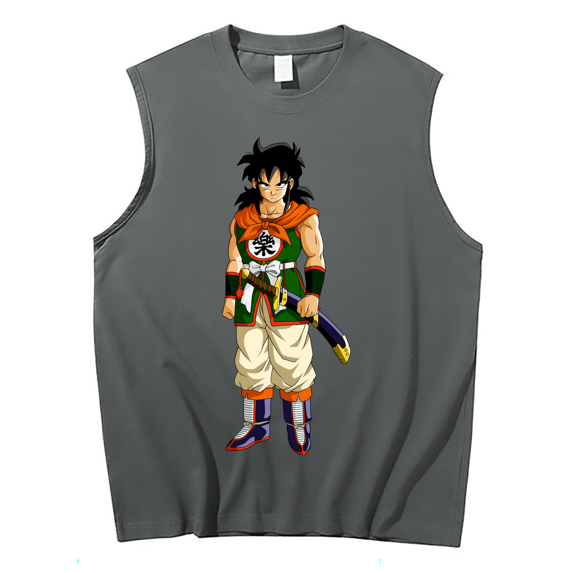 （画像用） ドラゴンボール ヤムチャ DRAGON BALL Yamcha コットン100％タンクトップ（フロントプリント）